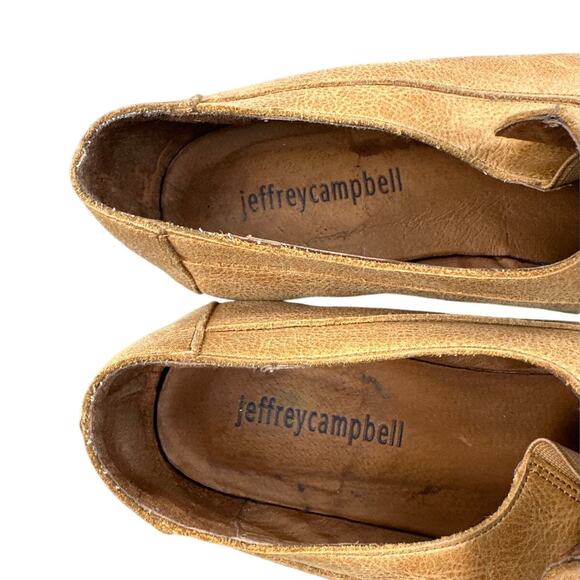Jeffrey Campbell - Barkley 2 Cap Toe Loafer Shoes in Brown - Picture 4 of 6